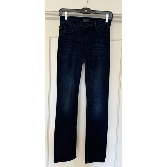 MOTHER Denim - MOTHER Denim Mid-Rise Dazzler Ankle Straight Leg Dark Wash Jeans Size 25